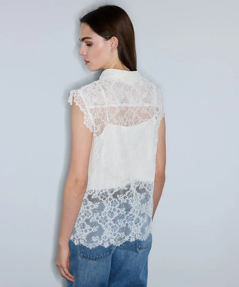 ابيكول Lace Blouse