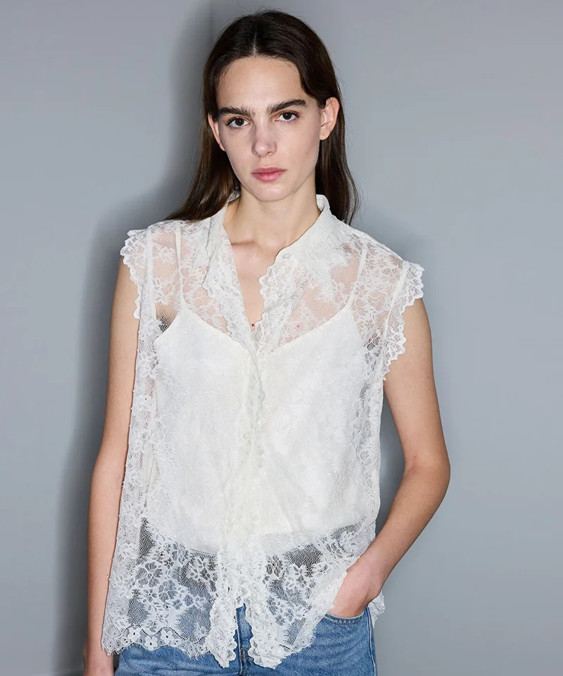 ابيكول Lace Blouse