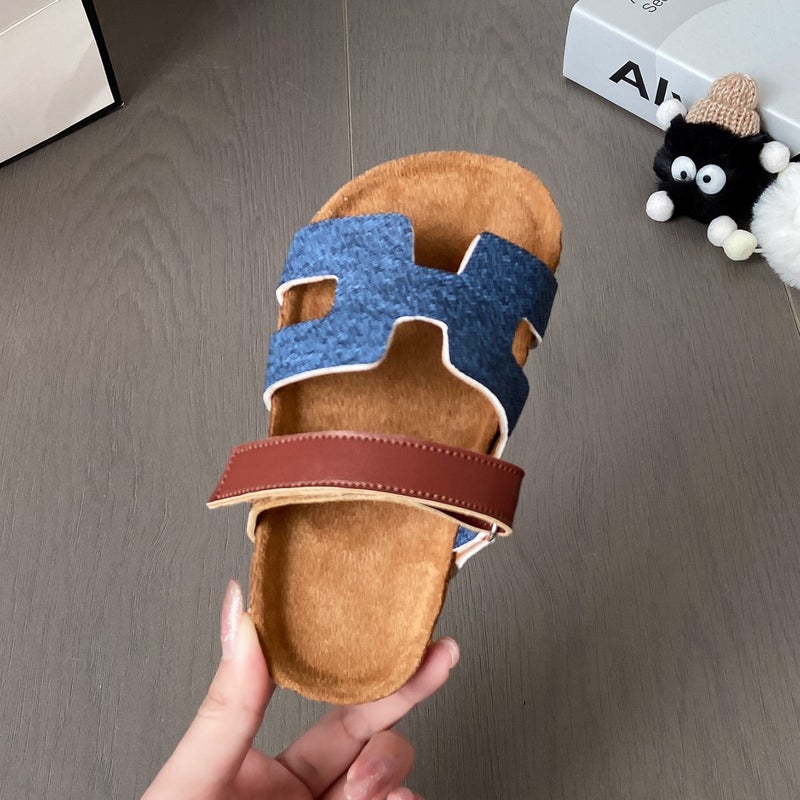 2025 Summer Birkenth Children'S Sandals Baby Open Toe Sandals And Slippers Casual Velcro Girls Sandals - Image 5