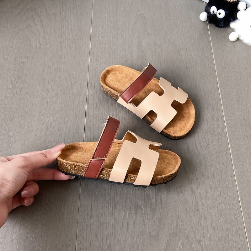 2025 Summer Birkenth Children'S Sandals Baby Open Toe Sandals And Slippers Casual Velcro Girls Sandals - Image 4