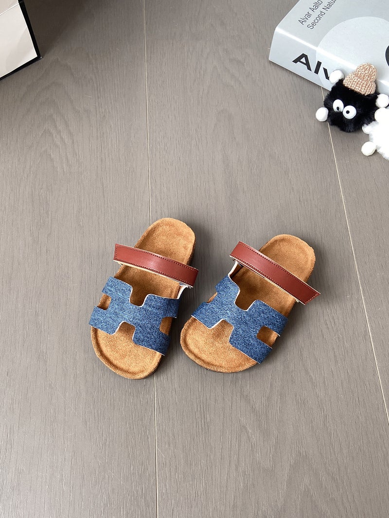 2025 Summer Birkenth Children'S Sandals Baby Open Toe Sandals And Slippers Casual Velcro Girls Sandals - Image 1