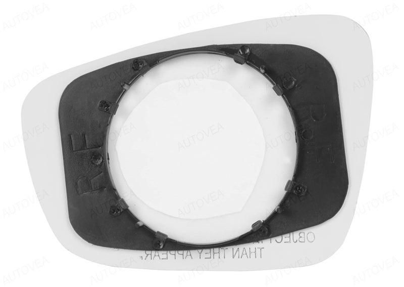 AUTOVEA® Rear View Mirror Glass (Left/Passenger Side) Compatible with Volkswagen Vento (Type-1) 2010-2015 - Image 2