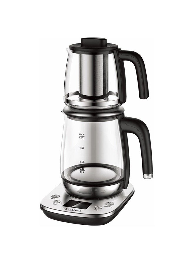 ClassPro غلاية 1.2 لتر، 950 واط، زجاج أسود - Image 2