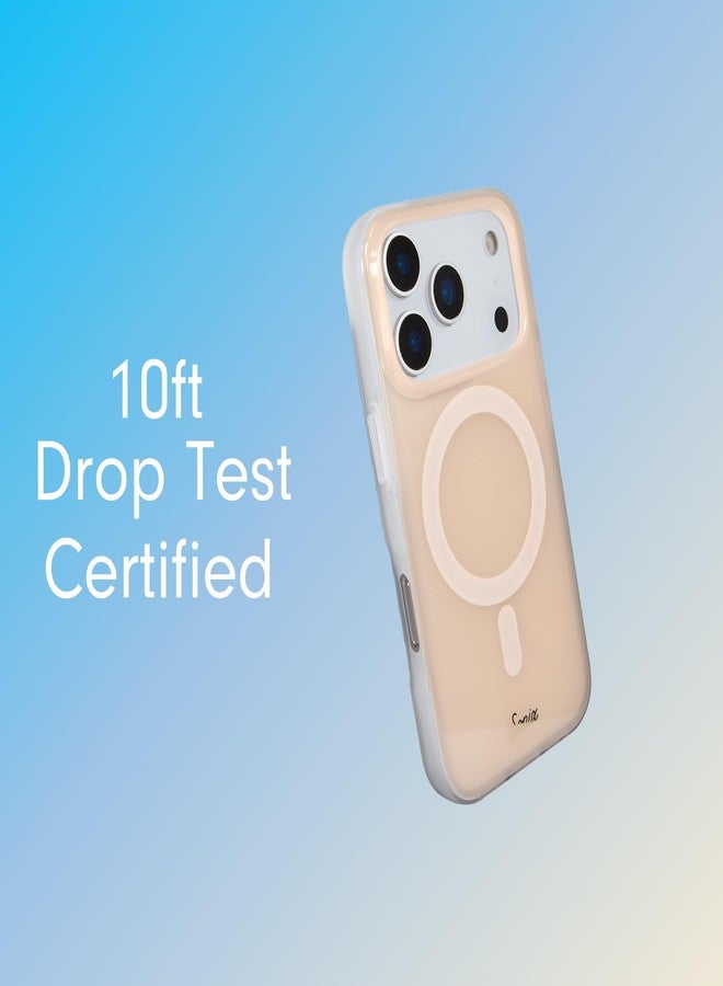سونيكس جراب سونيكس لهاتف آيفون 17 برو ماكس | متوافق مع ماج سيف | مُختبر ضد السقوط من ارتفاع 10 أقدام | لون المشمش الهلامي - Image 3