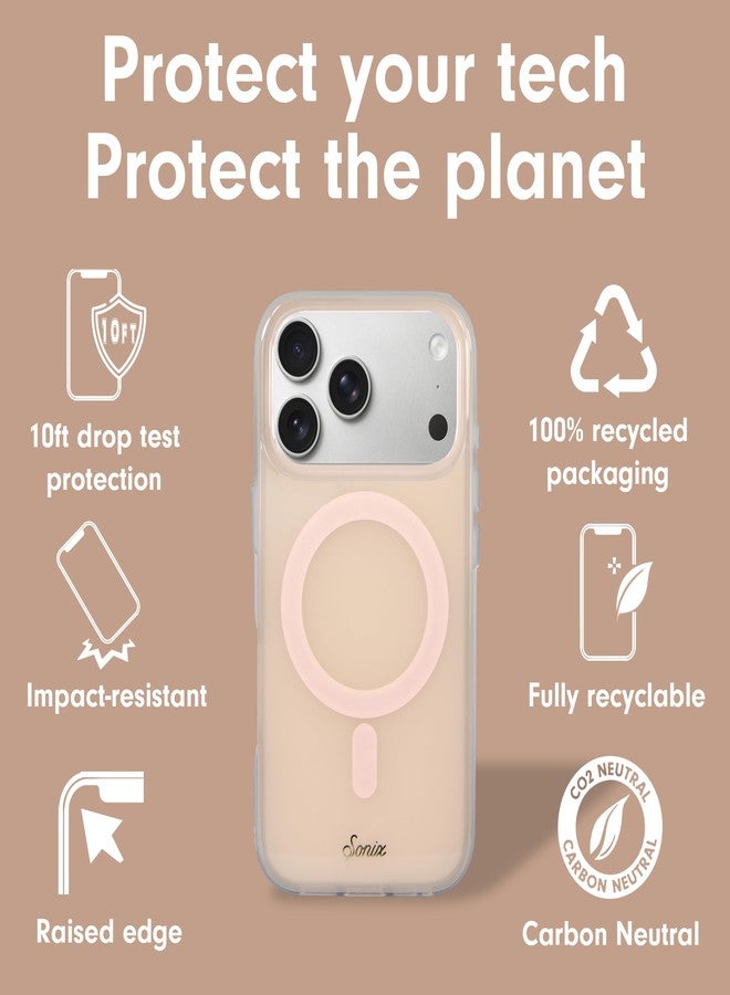 سونيكس جراب سونيكس لهاتف آيفون 17 برو ماكس | متوافق مع ماج سيف | مُختبر ضد السقوط من ارتفاع 10 أقدام | لون المشمش الهلامي - Image 5