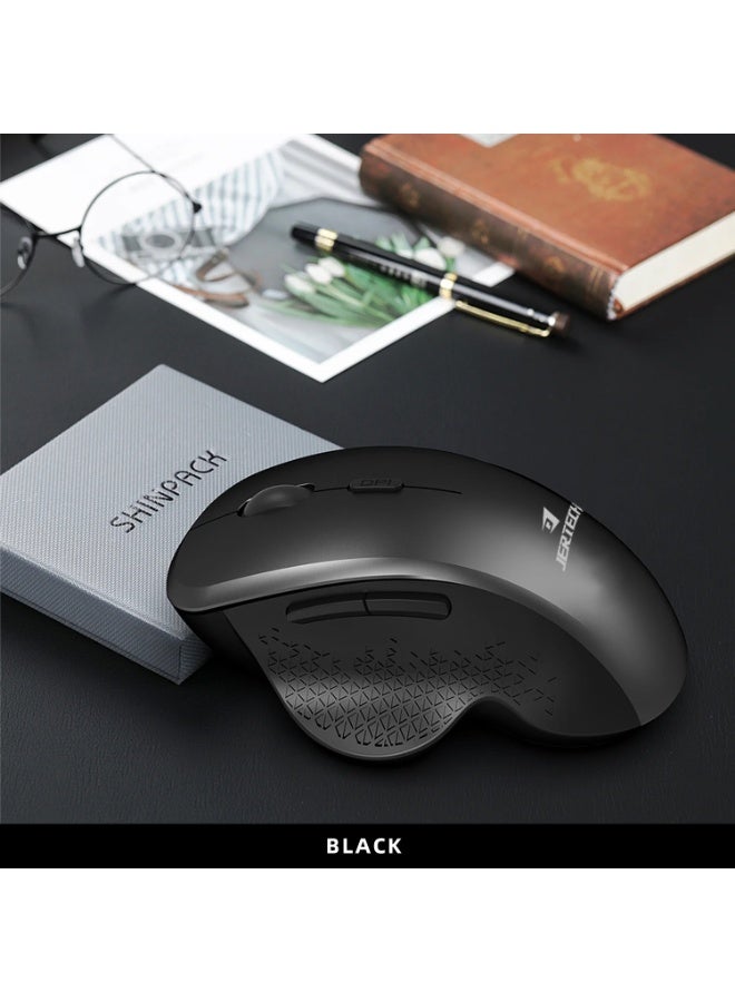 JERTECH Wireless Rechargeable Mouse – Dual Bluetooth + 2.4G – Silent & Lightweight for Gaming and Work - Image 2