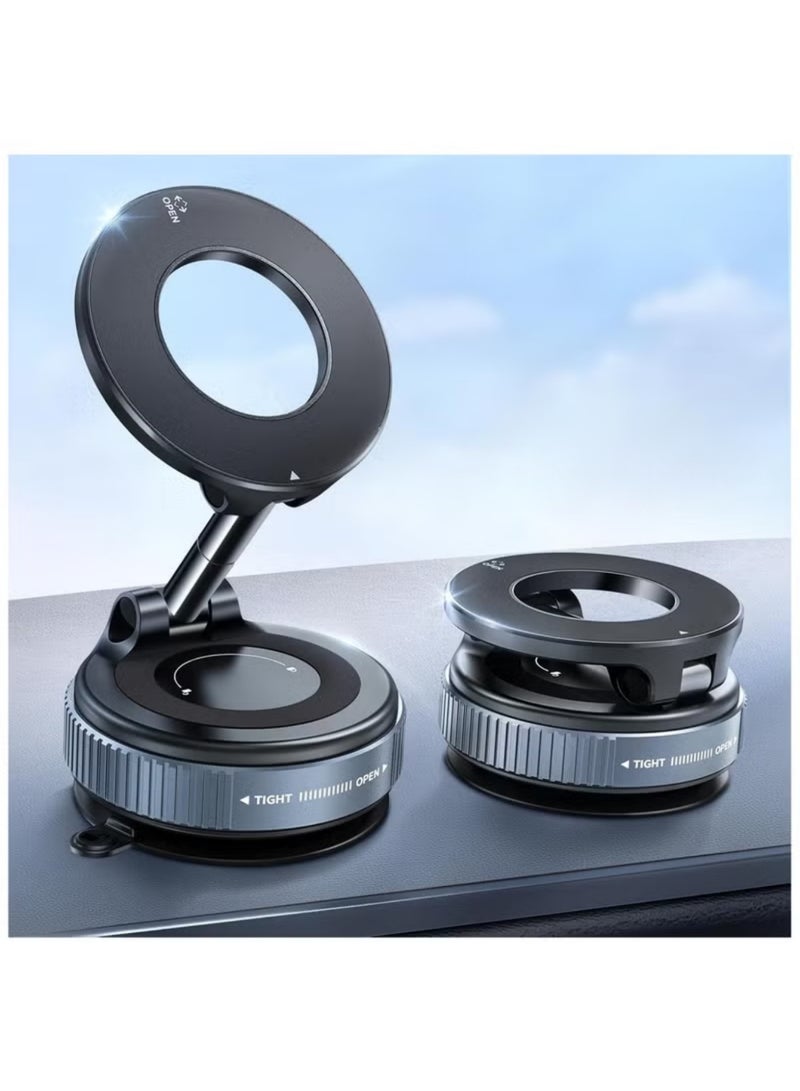 OasisLink Upgraded 360 Degree Adjustable Magnetic Suction Cup Car Phone Holder, Magnetic Phone  - Image 1