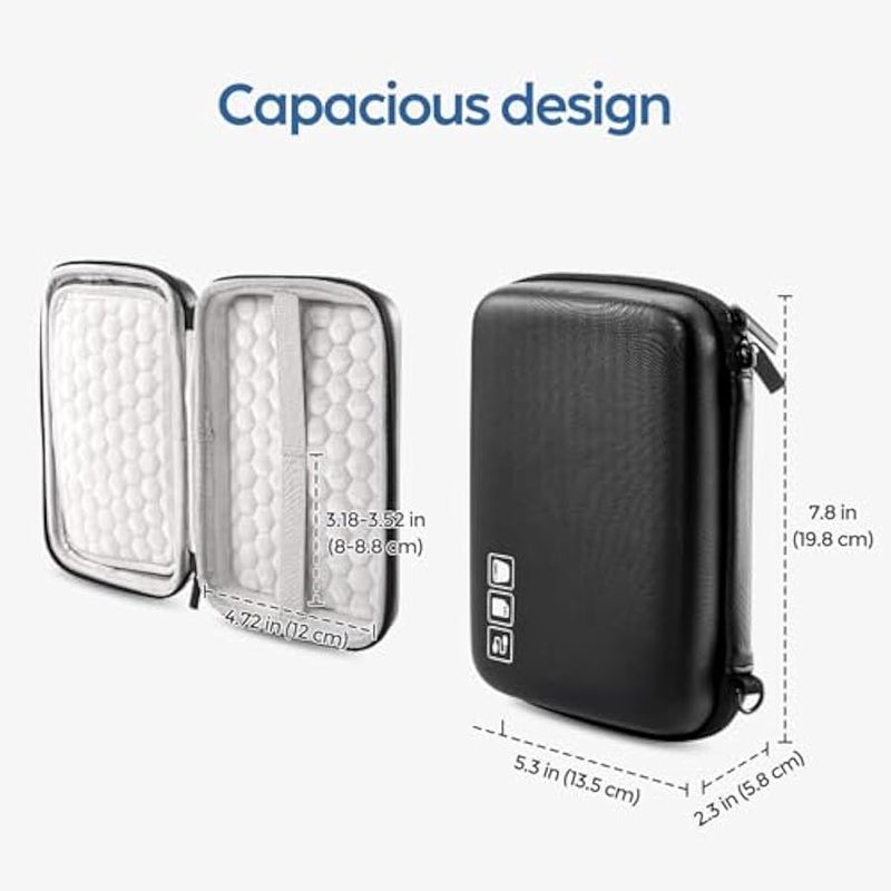 بروكيس حافظة قرص صلب لجهاز كانفيو بيسيكس ويسترن ديجيتال ويسترن ديجيتال ويسترن ويسترن ويسترن ديجيتال ويسترن ماي باسبورت سيجيت النسخ الاحتياطي المحمول النسخ الاحتياطي بلس سليم 1TB 2TB 3TB 4TB USB 2.5 - Image 3