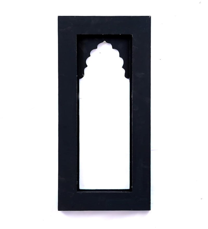 CRAFT TREE MDF Handpainted Rectangle Wall Hanging Blue Colour Wall Hanging Jharokha Frame - Image 4