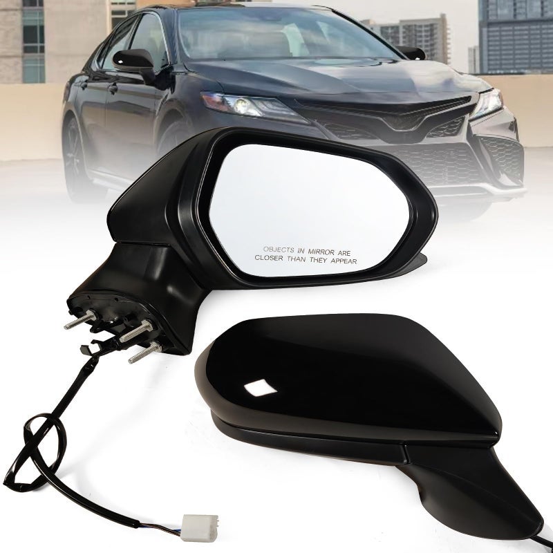APA REPLACEMENT FOR GLOSSY BLACK MIRROR CAP 20072014 SILVERADO TAHOE AVALANCHE DRIVER LEFT SIDE