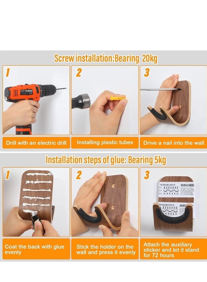 Wall Mount Violin or Erhu Hanger Rack - Easy Install Shelf for Violin, Erhu, Instrument Accessories - Secure Hanging Display for Home and Studio Use (Violin, Erhu) - Image 4