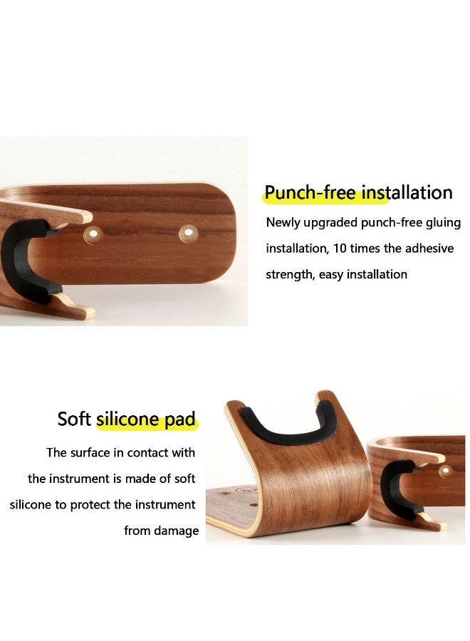 Wall Mount Violin or Erhu Hanger Rack - Easy Install Shelf for Violin, Erhu, Instrument Accessories - Secure Hanging Display for Home and Studio Use (Violin, Erhu) - Image 2