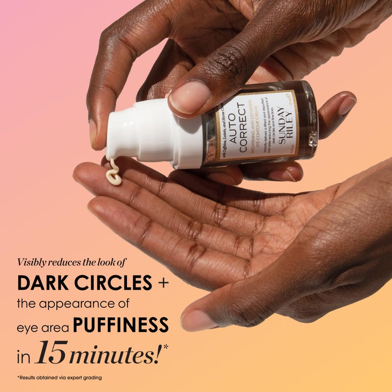 Sunday Riley Auto Correct Brightening and Depuffing Eye Contour Cream - Image 3