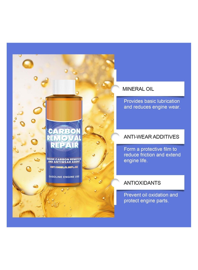 SYOSI منظف نظام زيت المحرك، واقي مضاد للتآكل عالي الكفاءة، مضاف مقاوم لتآكل المحرك لأداء معزز، مناسب لمحركات البنزين، يزيل التلوث - Image 5