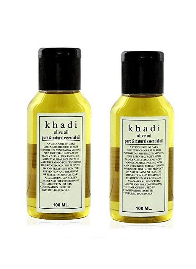 Parvati Gramodyog Khadi Olive Oil100Ml (Pack Of 2) By Parvati Gramodyog Herbal Products Made In India  - Image 2
