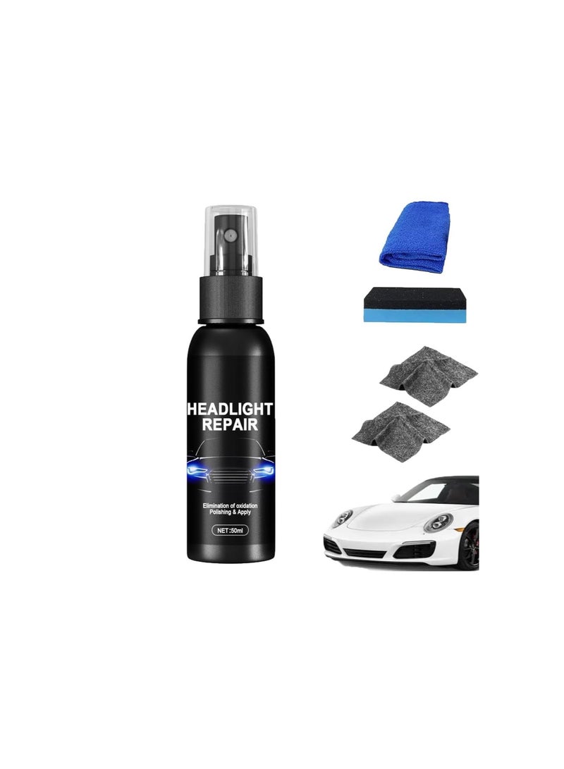 Loquat Innovative Headlight Repair Polish - Auto Headlight Restoration Liquid, Nano Spray Car Scratch Repair, Car Crystal Plating Spray, Car Scratch Repair Nano Spray (50ML-1Pcs) - Image 1