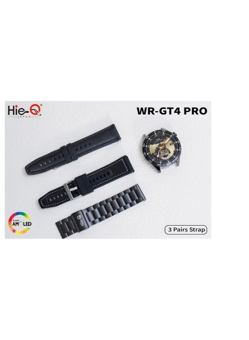 Hie-Q WR-GT4 Pro Smartwatch with HD Display, Fitness & Activity Tracker, Heart Rate and Sleep Monitoring, Multi-Sports Modes, Waterproof Design, Long Battery Life - Image 3