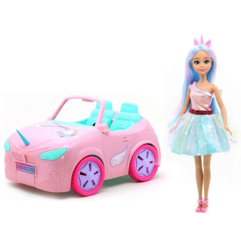 فانفيل دمية الاميره مع سياره وحيد القرن - 81082 - Image 3