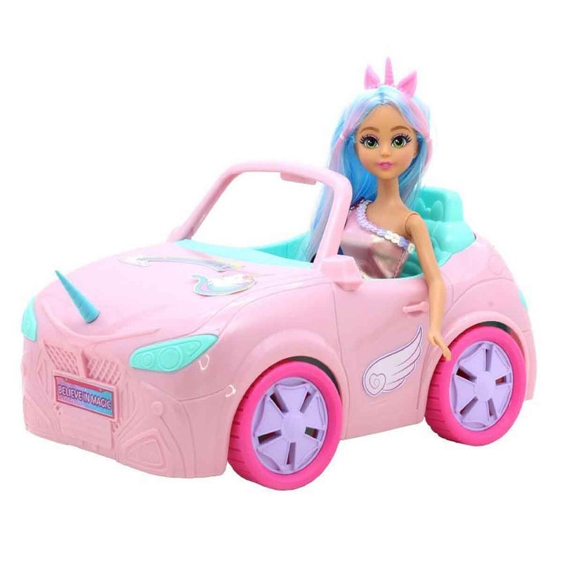 فانفيل دمية الاميره مع سياره وحيد القرن - 81082 - Image 2