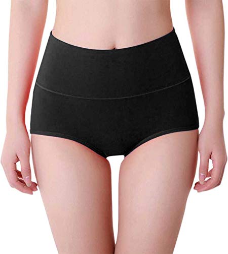 PLUMBURY Women's Cotton High Waist Full Coverage Panty, Size M-XXL (Pack of 3 Panty) - Image 2