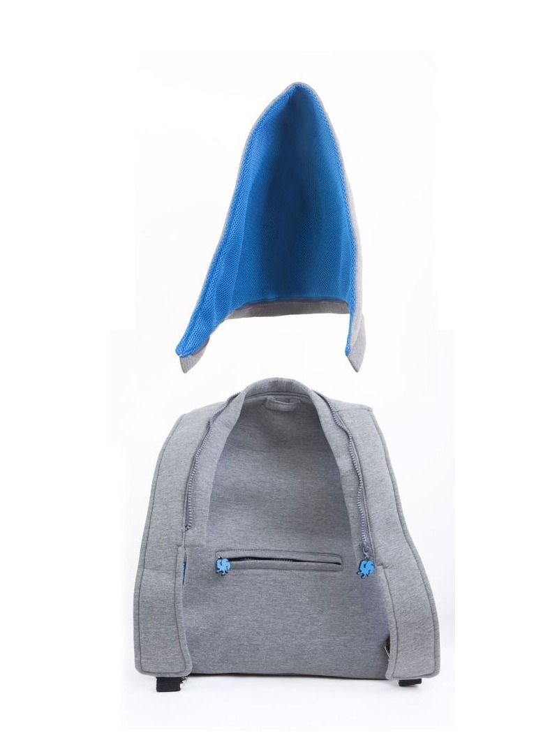 Morikukko Morikukko Grey Large inside Blue  - Image 3