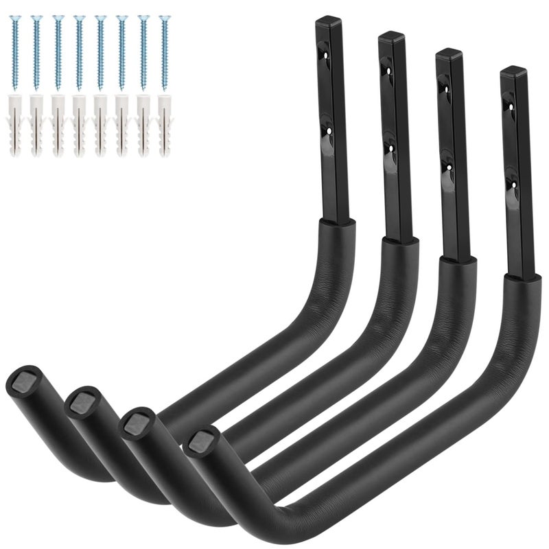 Heavdace Kayak Storage Hooks 153Inch Wall Mounted Garage Kayak Hanger 2 Pairs Heavy Duty Canoe Garage Storage Utility Racks for Paddle Board Ladder Surfboard Snowboard Bike Load Copacity 50LB - Image 2