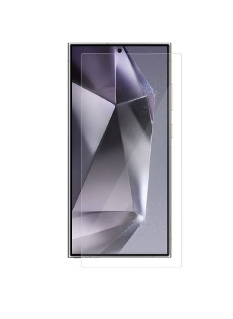 توكين واقي شاشة من الزجاج المقوى بتغطية كاملة من الغراء السائل بالأشعة فوق البنفسجية لهاتف Samsung Galaxy S24 - شفاف - Image 3