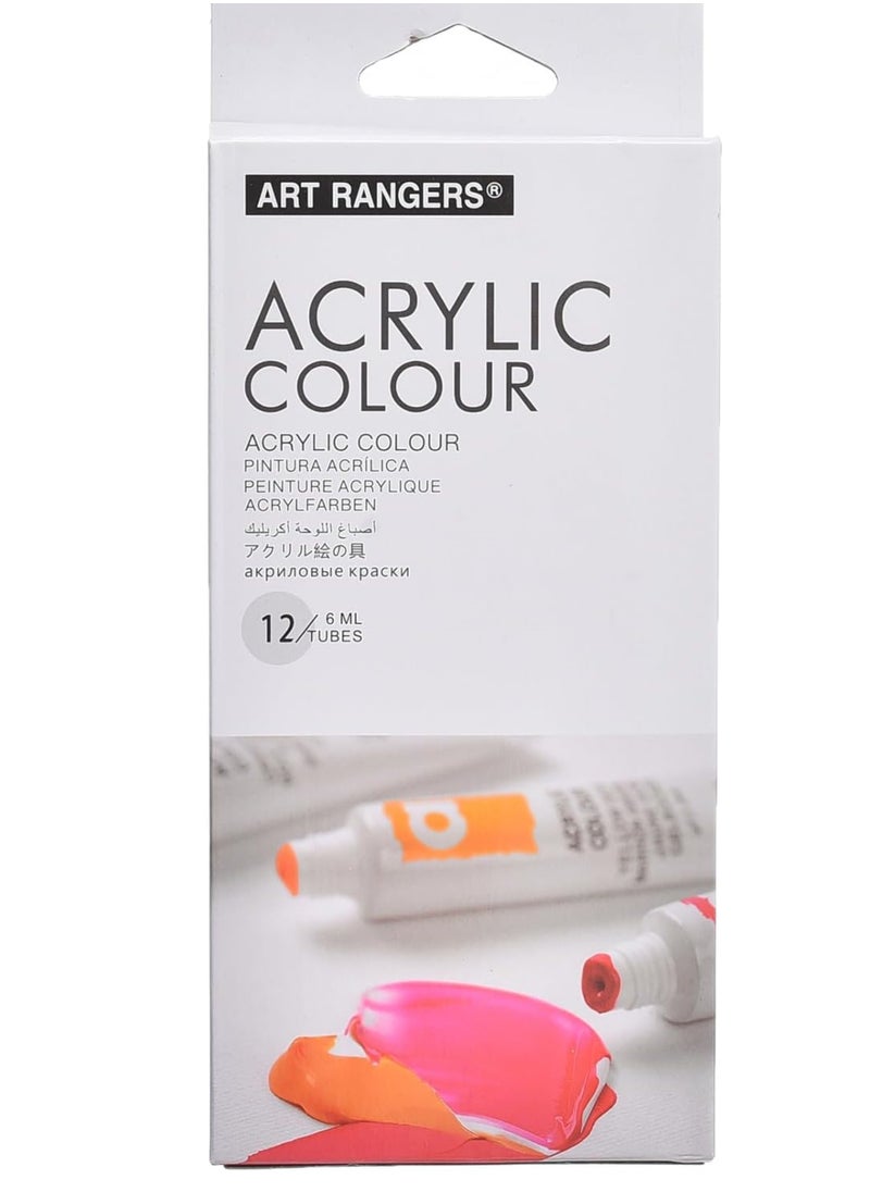 ART RANGERS - Art Rangers Acrylic - Set Of 12 Color × 6Ml - Image 1