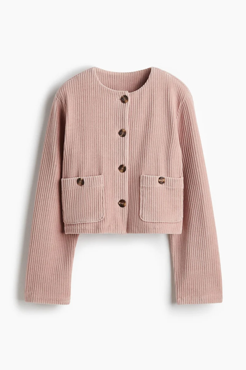 H&M Ribbed velour cardigan