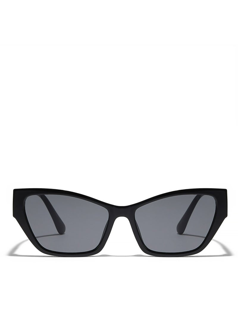 Blackout KAYLA Women Black Sunglasses - Frame Material: Thermoplastic Rubber (TR90)- Frame Color: Black-Lens Color: Gray  - Full Rim  - Image 1