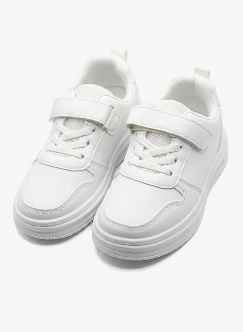 بيبي كلو Comfortable White School Shoes for Kids