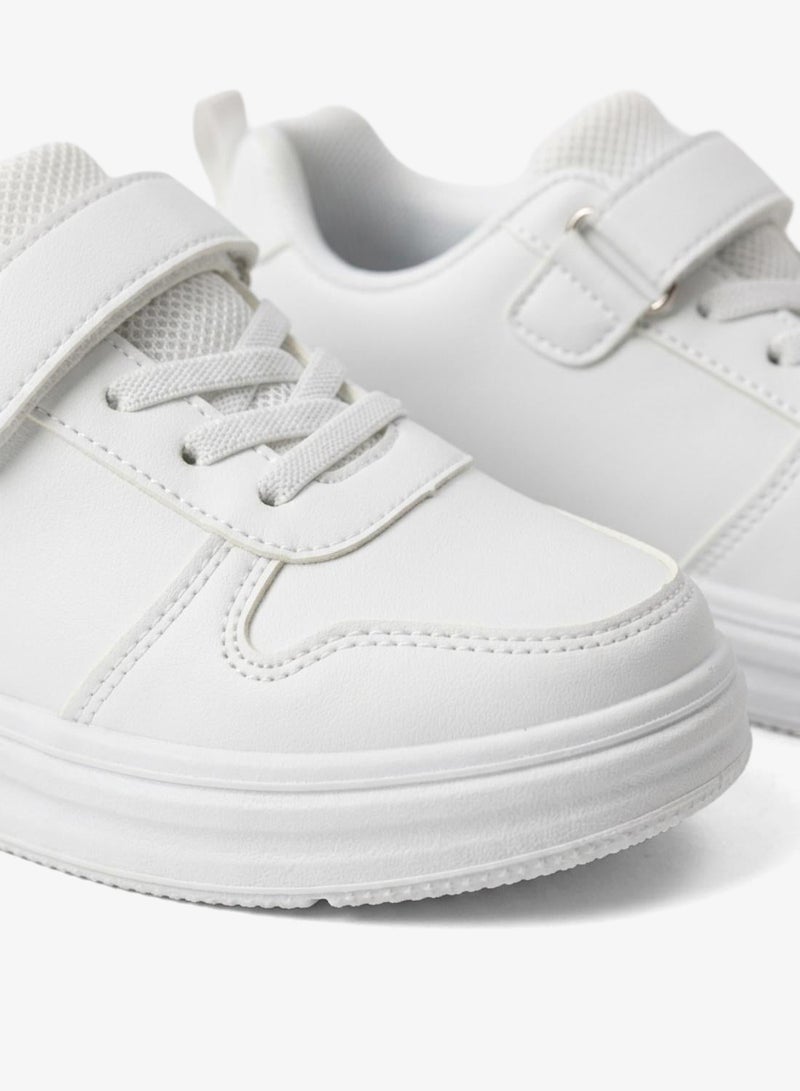 babyqlo Comfortable White School Shoes for Kids - Image 4