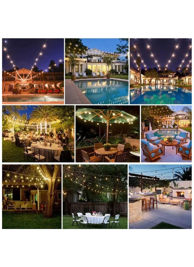 33FT Outdoor String Lights, 10 Meter 20 Hanging Sockets Decorative Lights for Outdoor Garden - pzsku/Z65F9C6D5E14206E1F90FZ/45/_/1728319482/4bb1b5c5-e13e-4dee-97ae-84298b094295