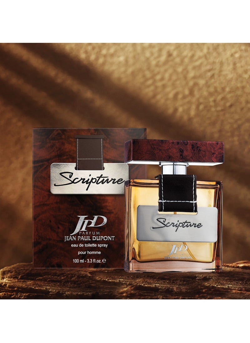 Jean Paul Dupont Scripture Pour Homme Eau de Toilette For Men 100ml  - Image 2