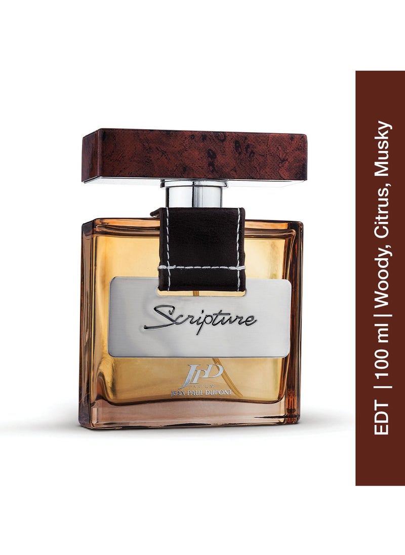 Jean Paul Dupont Scripture Pour Homme Eau de Toilette For Men 100ml  - Image 5