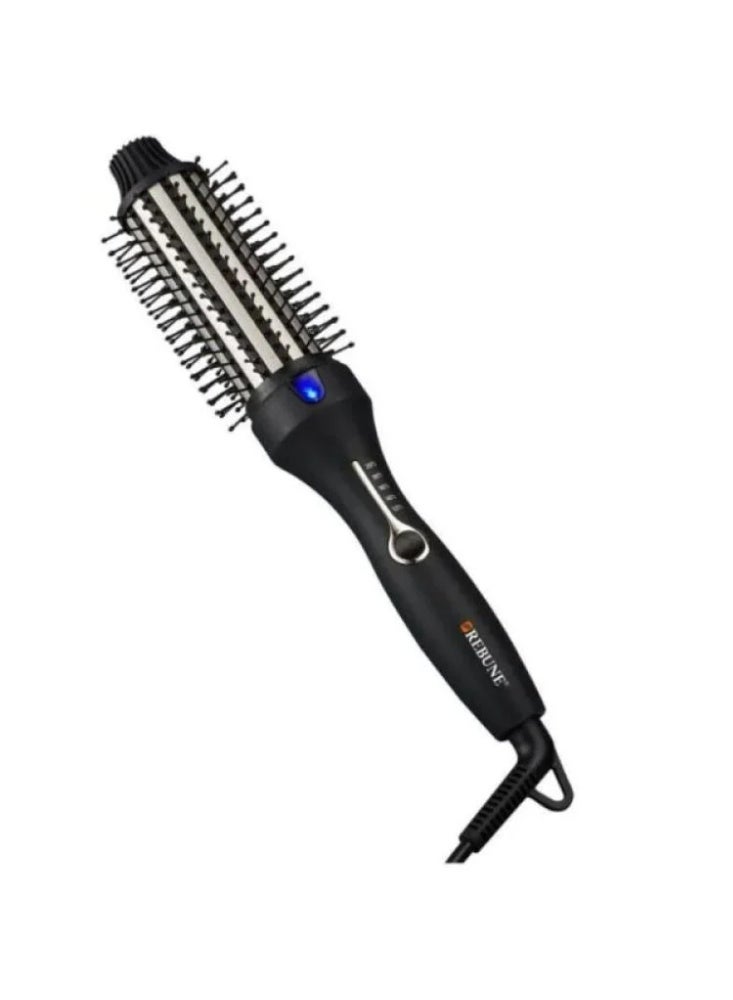 Quiet Thermal Hair Brush 45W with 5 Heat Settings – Black – Model RE-2168