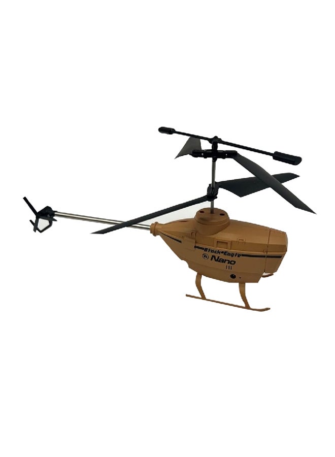 اتش اس تي نانو تشانيل مروحية مع جهاز تحكم عن بعد للأطفال أصفر وأسود 6.5 × 15.5 × 29.5 سم LH-2023-C1 - Image 1