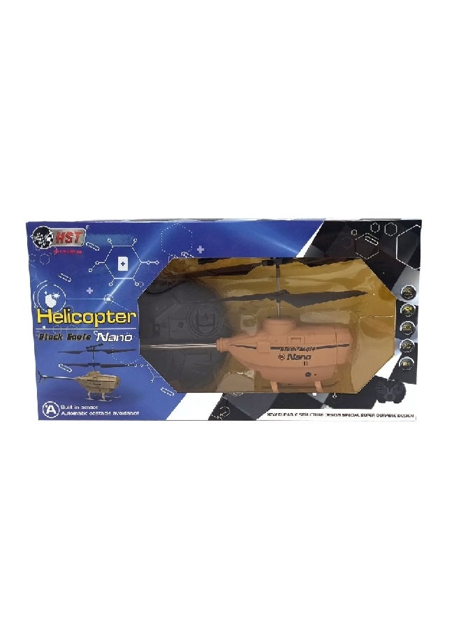 اتش اس تي نانو تشانيل مروحية مع جهاز تحكم عن بعد للأطفال أصفر وأسود 6.5 × 15.5 × 29.5 سم LH-2023-C1 - Image 4
