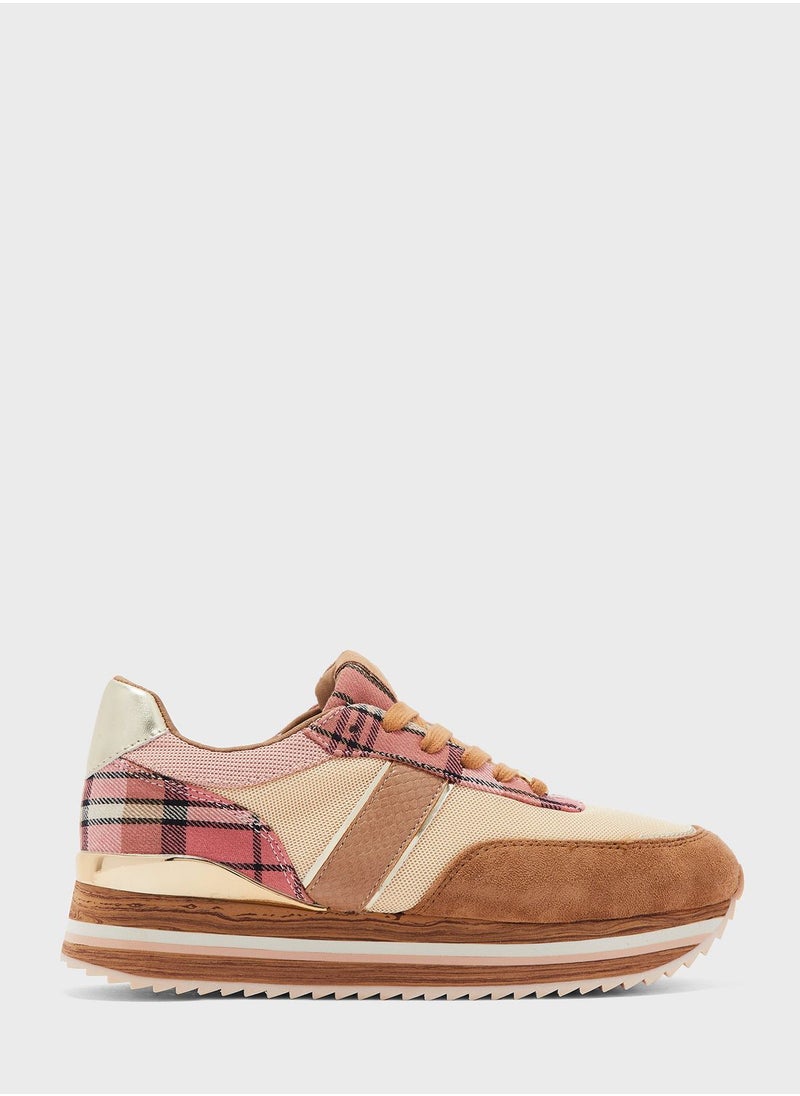 MENBUR Lace Up Low Top Sneakers  - Image 1