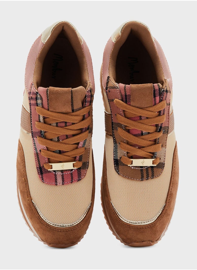 MENBUR Lace Up Low Top Sneakers  - Image 4