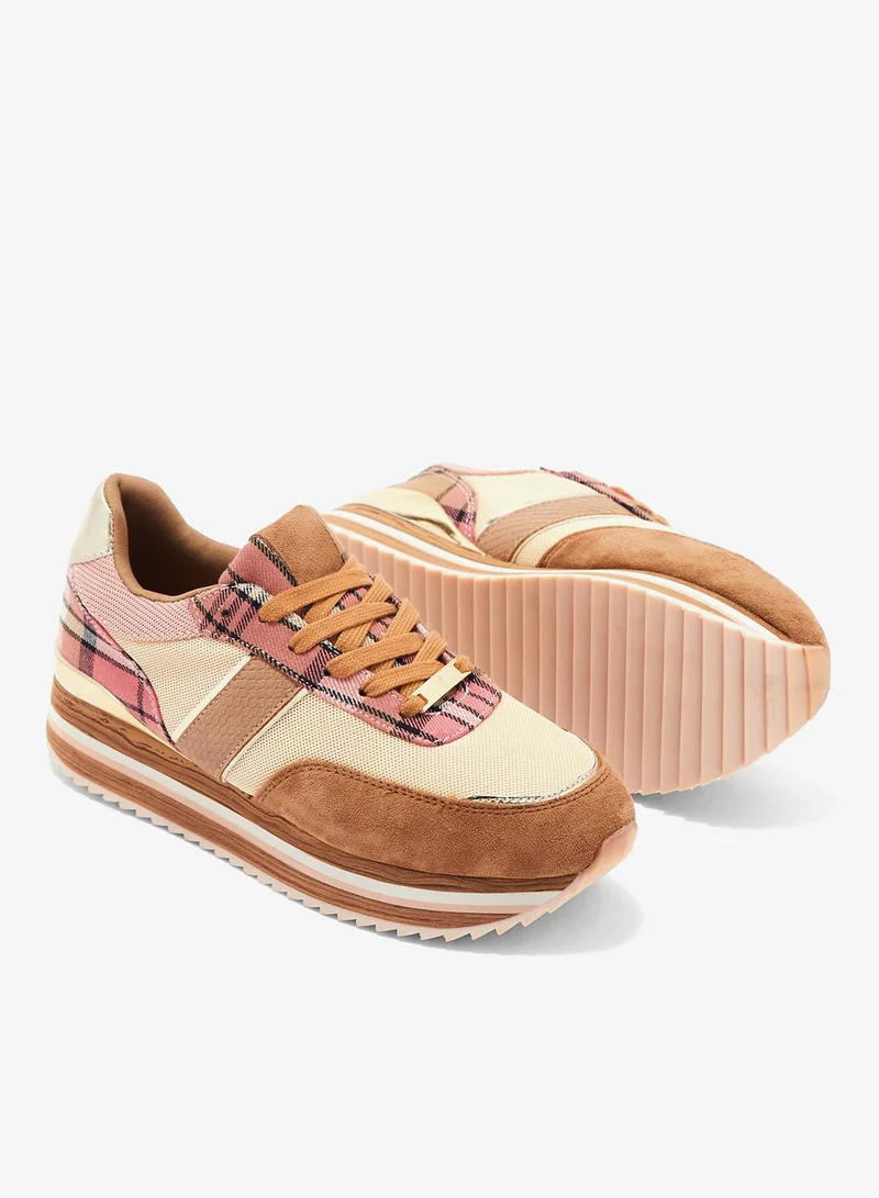 Menbur  Lace Up Low Top Sneakers for Women | Best Price UAE