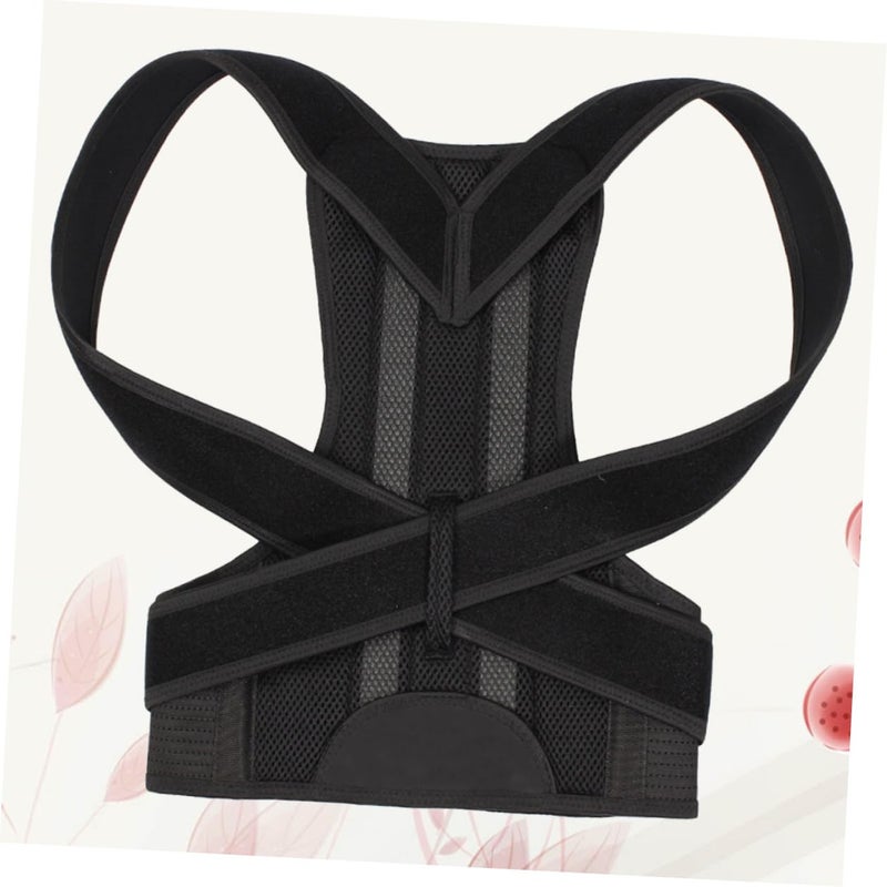 Hunchback Correction Belt Back Brace Posture Trainer Black Size L for Spinal Alignment - Image 5