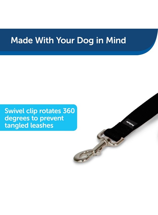 بيت سيف مقود الكلاب من النايلون من PetSafe - مقود قوي ومتين بتصميم تقليدي مع مشبك سهل الاستخدام للكلاب الصغيرة والمتوسطة والكبيرة - 1 بوصة × 6 أقدام، لون أسود - Image 2