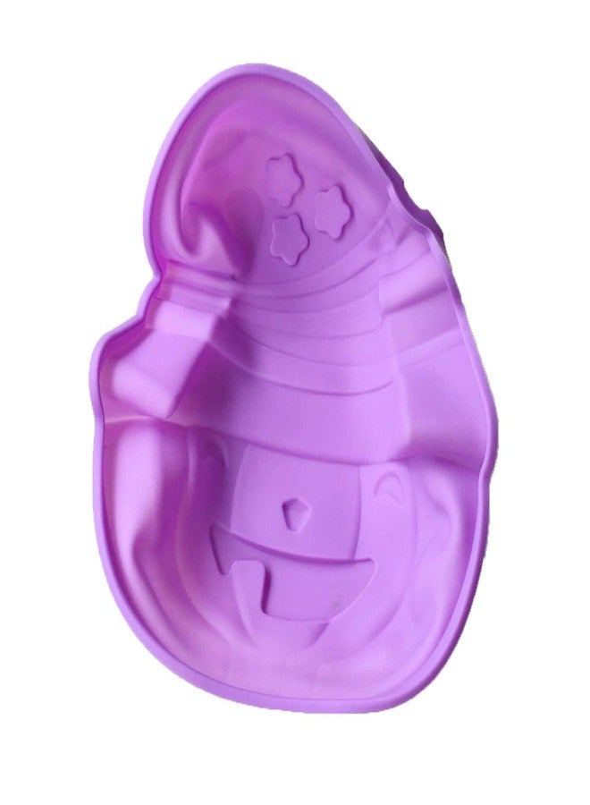 Wetco 3D Pumpkin Face with Witch Hat Silicone Cake Mold for Baking Non-Stick Shapes Cake Pan - Image 3
