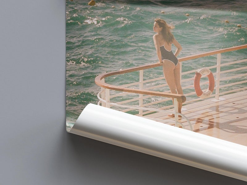 TNESSENTIAL French Riviera Pool Sea Print | Old Money Coastal Wall Art - Image 4