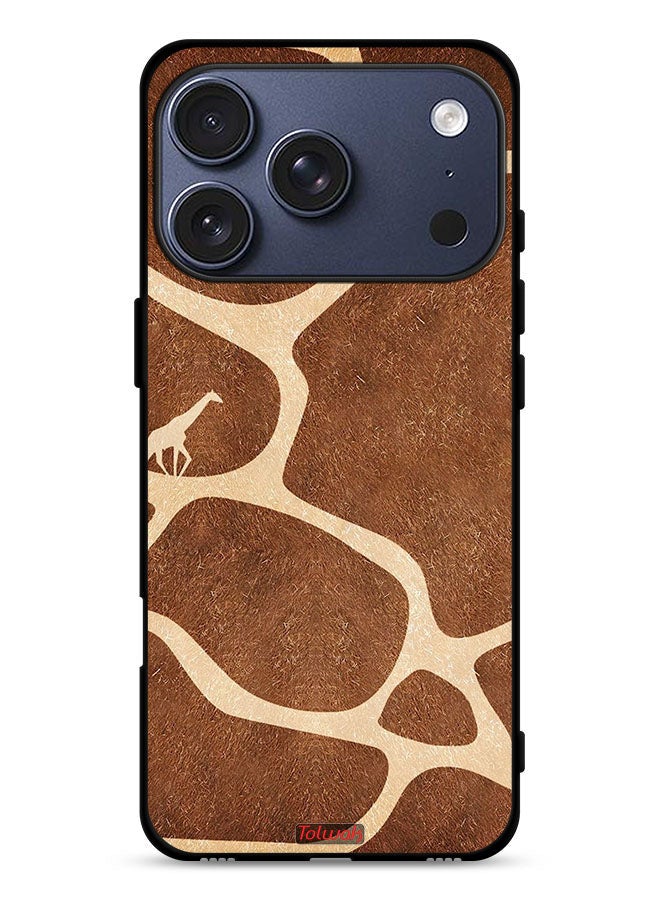 Tolwak Apple iPhone 17 Pro Protective Case Cover Giraffe Skin - Image 1
