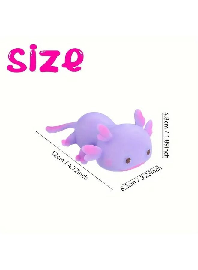 1pc Random Color Cute Salamander Plush Toy Soft Squishy Sensory Play Fun Party Gift - Image 3