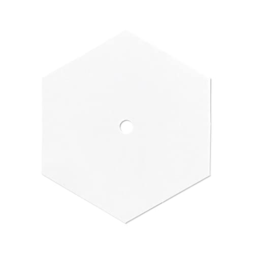 Dritz Quilting 3231 Paper Piecing Shapes, Hexagon, 1-1/2-Inch (100-Count), White - Image 2