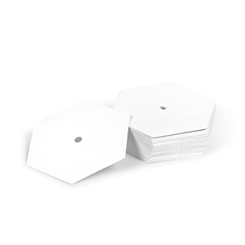 Dritz Quilting 3231 Paper Piecing Shapes, Hexagon, 1-1/2-Inch (100-Count), White - Image 3