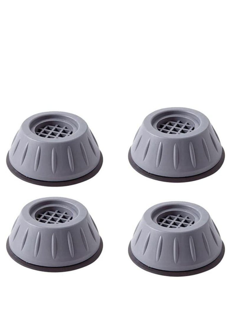 Anti-Shock Anti-Noise Plastic Anti-Vibration Washing Machine Base Set, Anti-Slip Anti-Vibration Plastic Base Pads, Washing Machine Mount - Image 1